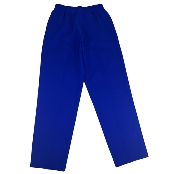 Allison Daley Pants - Allison Daley High Rise Trouser Pants Women's 14 Blue Elastic Waist Straight Leg